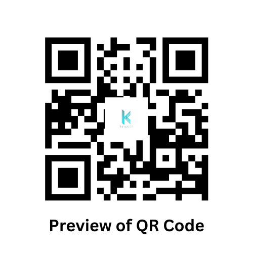 preview of generated qr code image